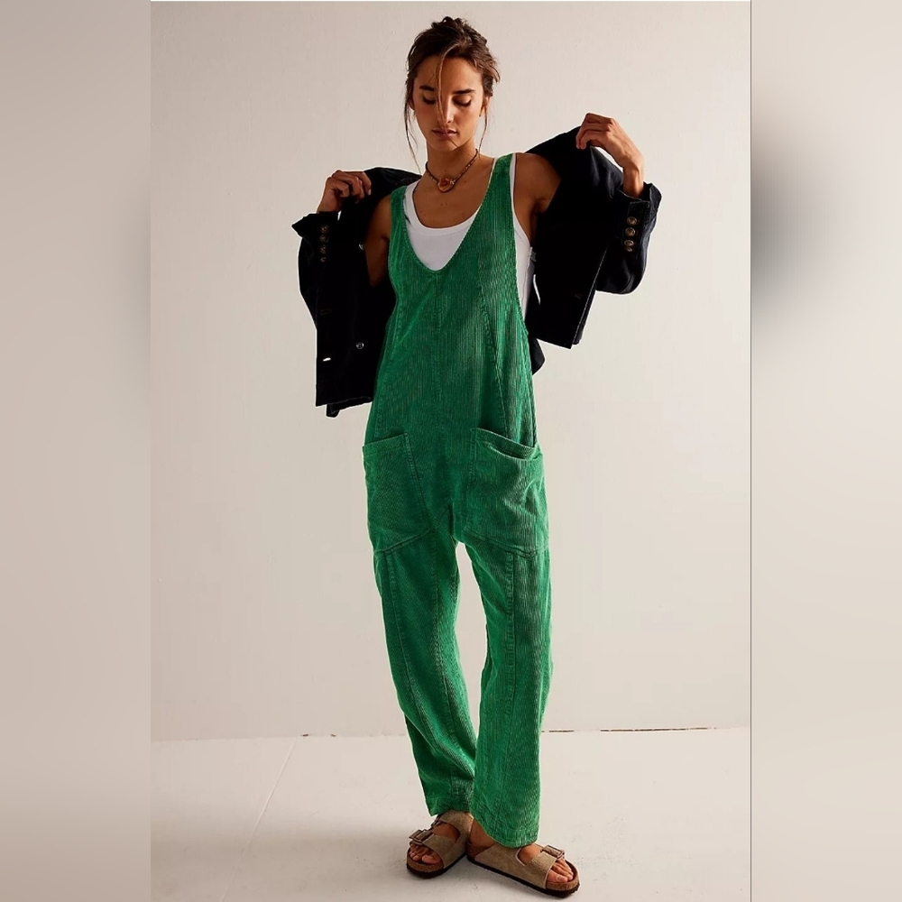 WE THE FREE FREE PEOPLE High Roller Cord Overalls